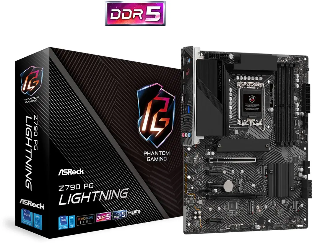 ASRock Z790 PG Lightning Z790 ATX Moederbord - afbeelding 6 van 6