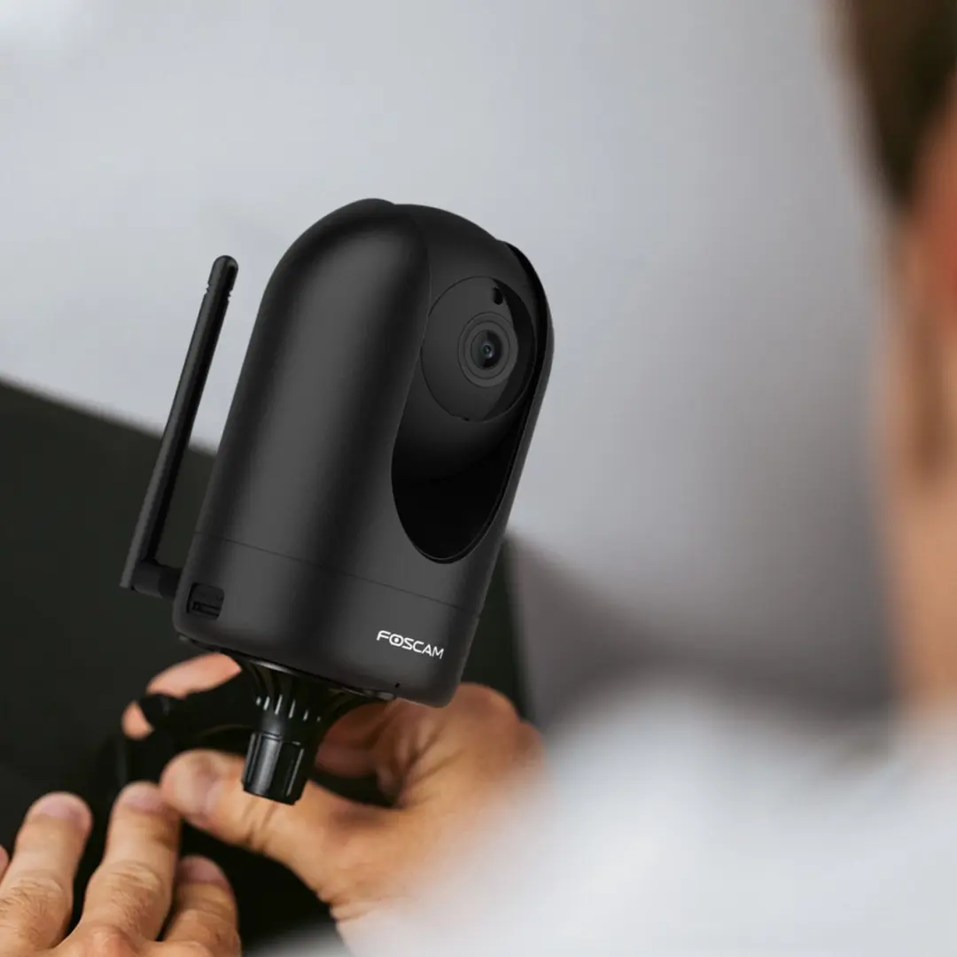 Foscam R4M Beveiligingscamera 4MP - Nachtzicht 10m - WiFi - Zwart
