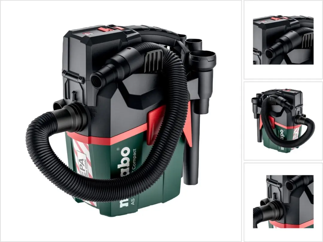 Metabo AS 18 HEPA PC Accu-alleszuiger 18V
