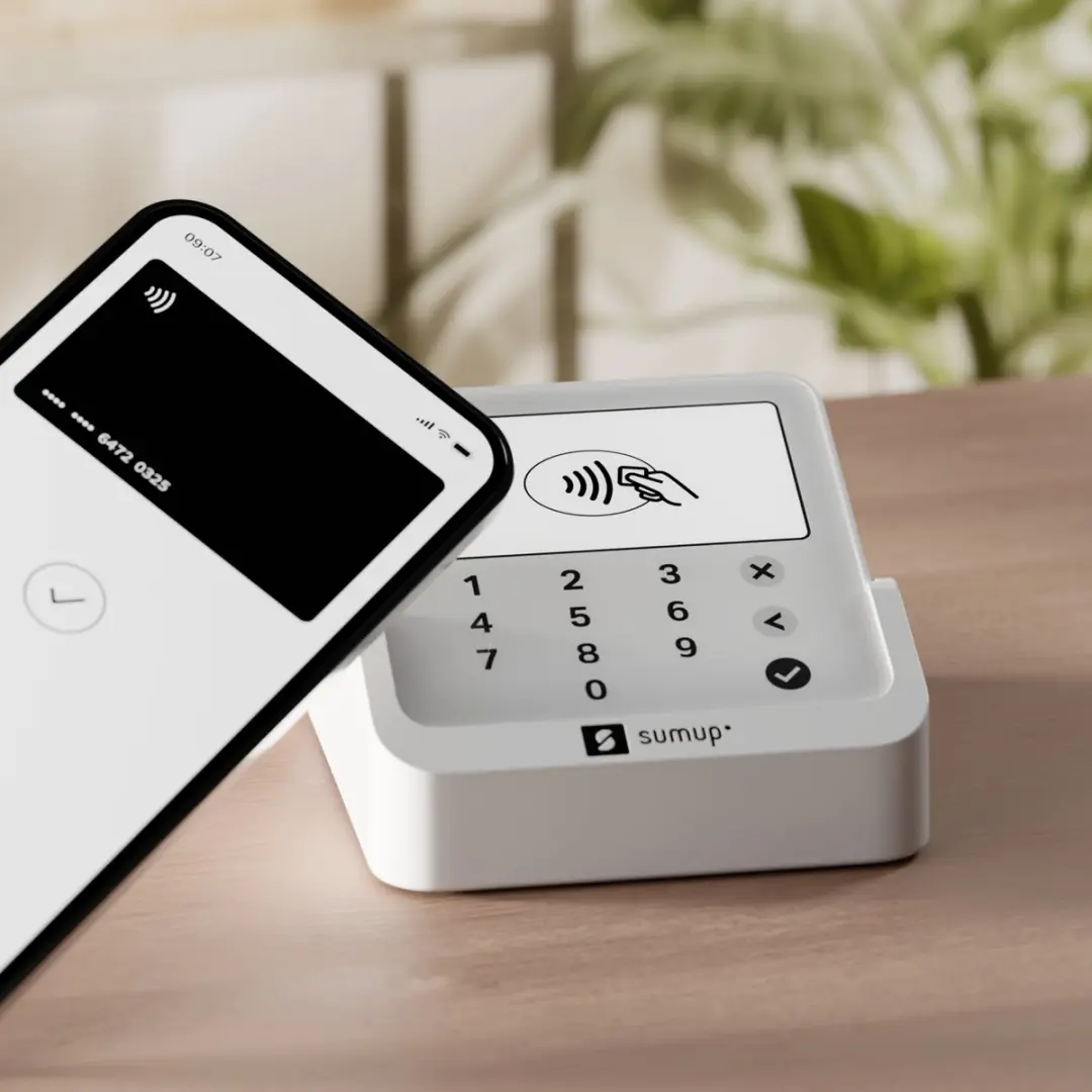 SumUp Solo Lite Contactloos Pinapparaat - Oplaadstation - Wit