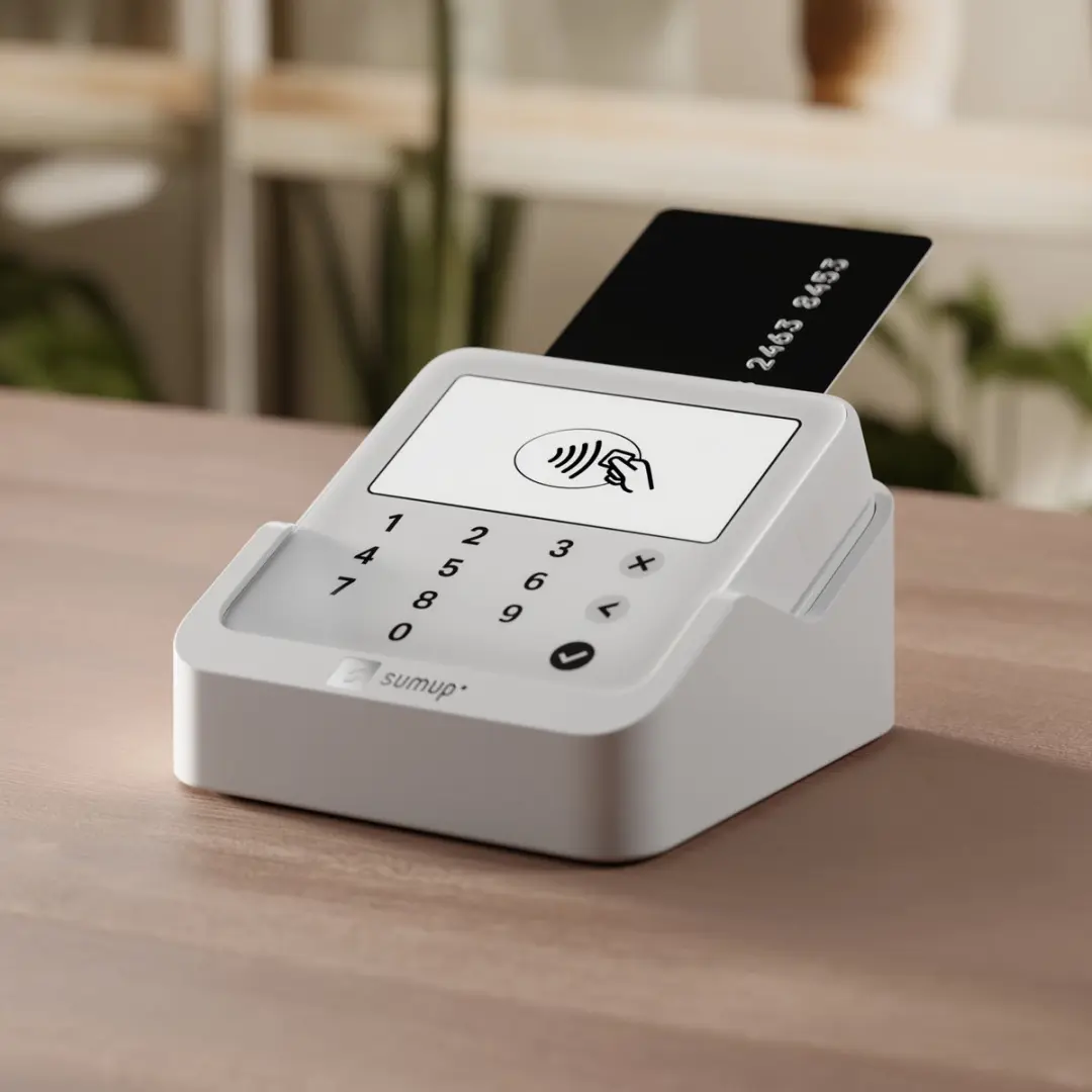 SumUp Solo Lite Contactloos Pinapparaat - Oplaadstation - Wit