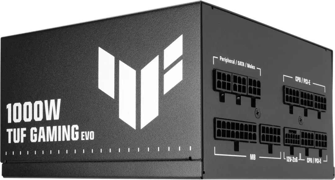 ASUS TUF Gaming 1000W Gold EVO PSU - 90YE00SE-B0NA00 Zwart