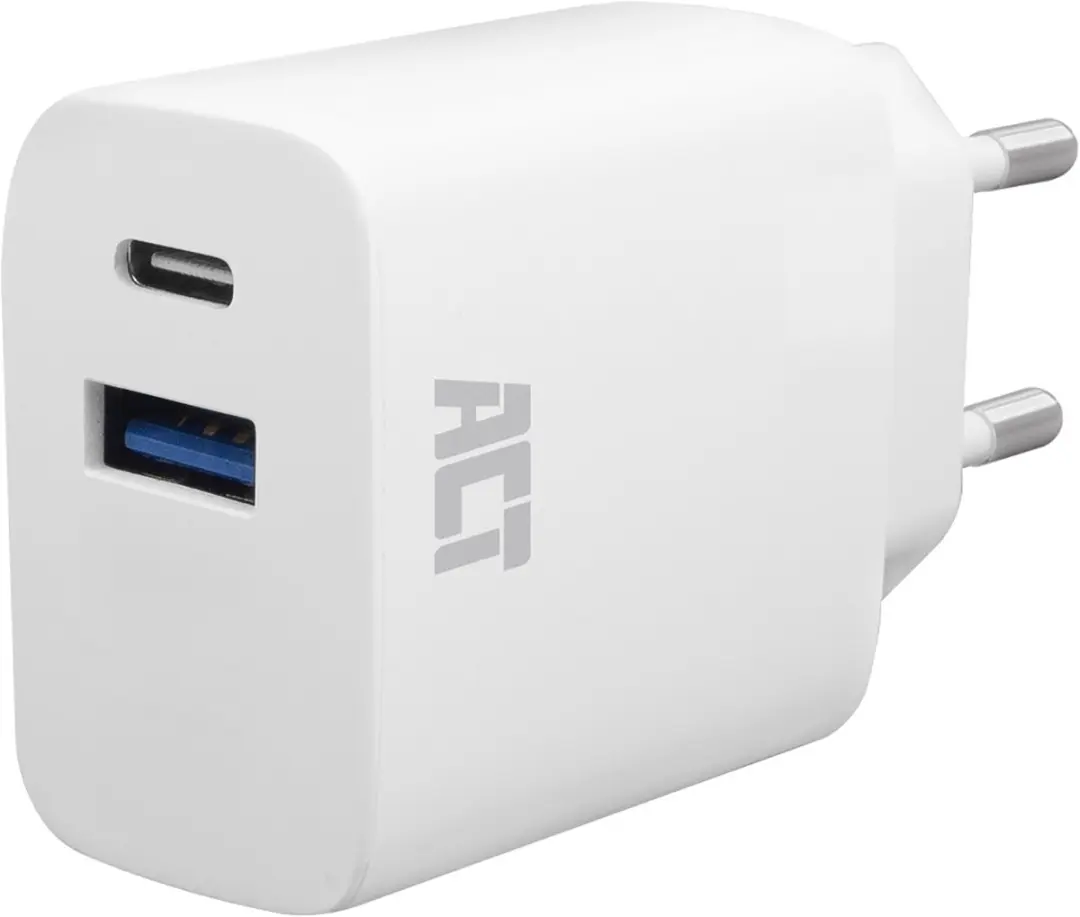 ACT AC2122 USB-C & USB-A Lader 20W