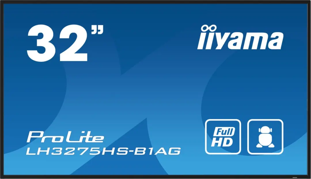 iiyama LH3275HS-B1AG Digitale Signage Monitor 32" Full HD - Zwart - afbeelding 6 van 6