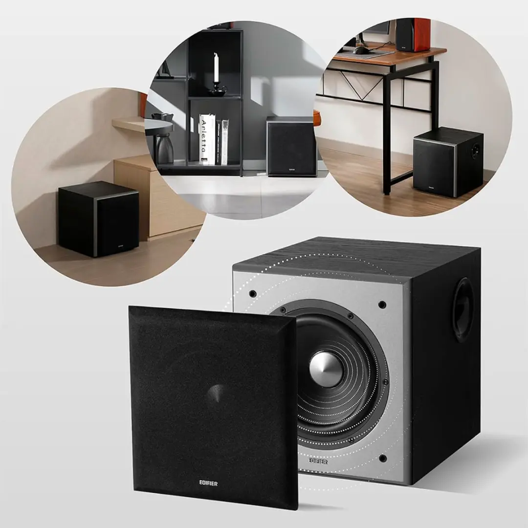 Edifier T5 Actieve Subwoofer - Zwart