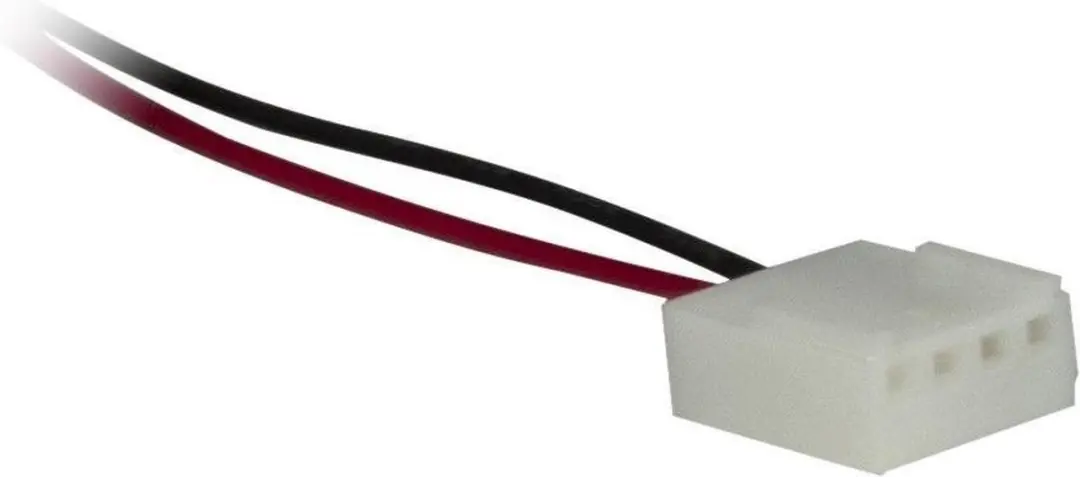 Intertech 88887290 Ventilator 8cm - 4 Stuks Zwart