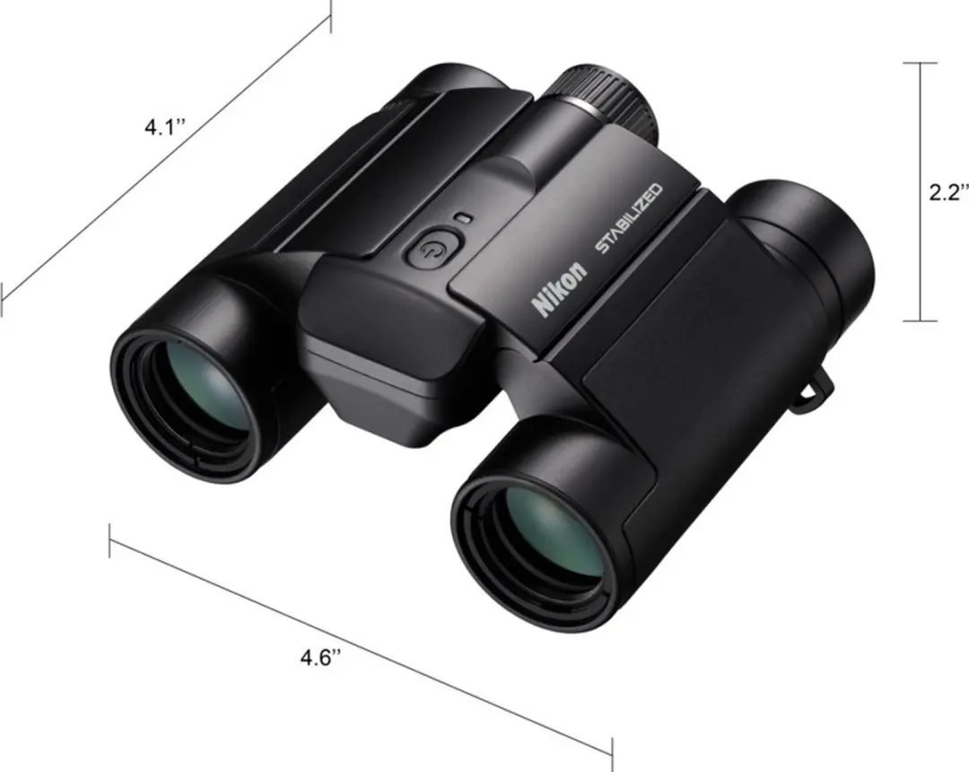 Nikon Stabilized 10x25 Verrekijker BAA950WA - Zwart - afbeelding 2 van 6