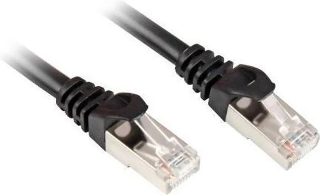 Sharkoon Cat 6 STP-kabel 5m - RJ45 - Grijs