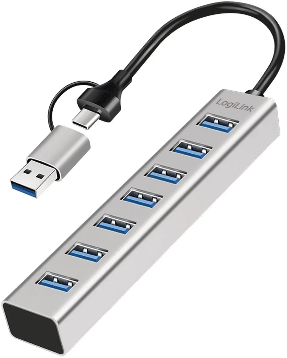 Logilink UA0441 USB-hub 7 Poorten USB 3.0