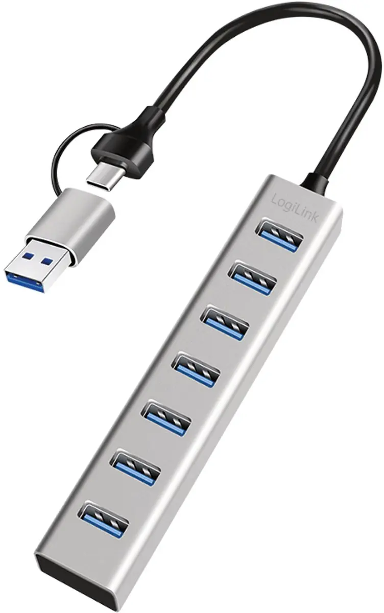 Logilink UA0441 USB-hub 7 Poorten USB 3.0 - afbeelding 6 van 6