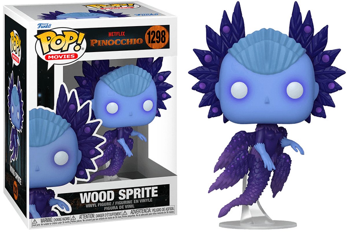 Funko Pinocchio - Disney POP! Movies Wood Sprite 9 cm Verzamelfiguur - Paars