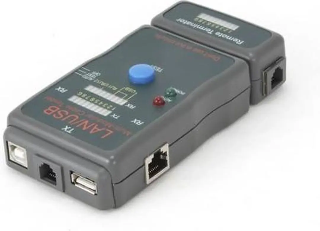 Cablexpert NCT-2 Kabeltester - RJ11/RJ45/USB - Zwart