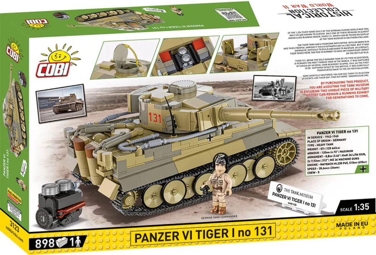 Cobi Panzer VI Tiger I 3123