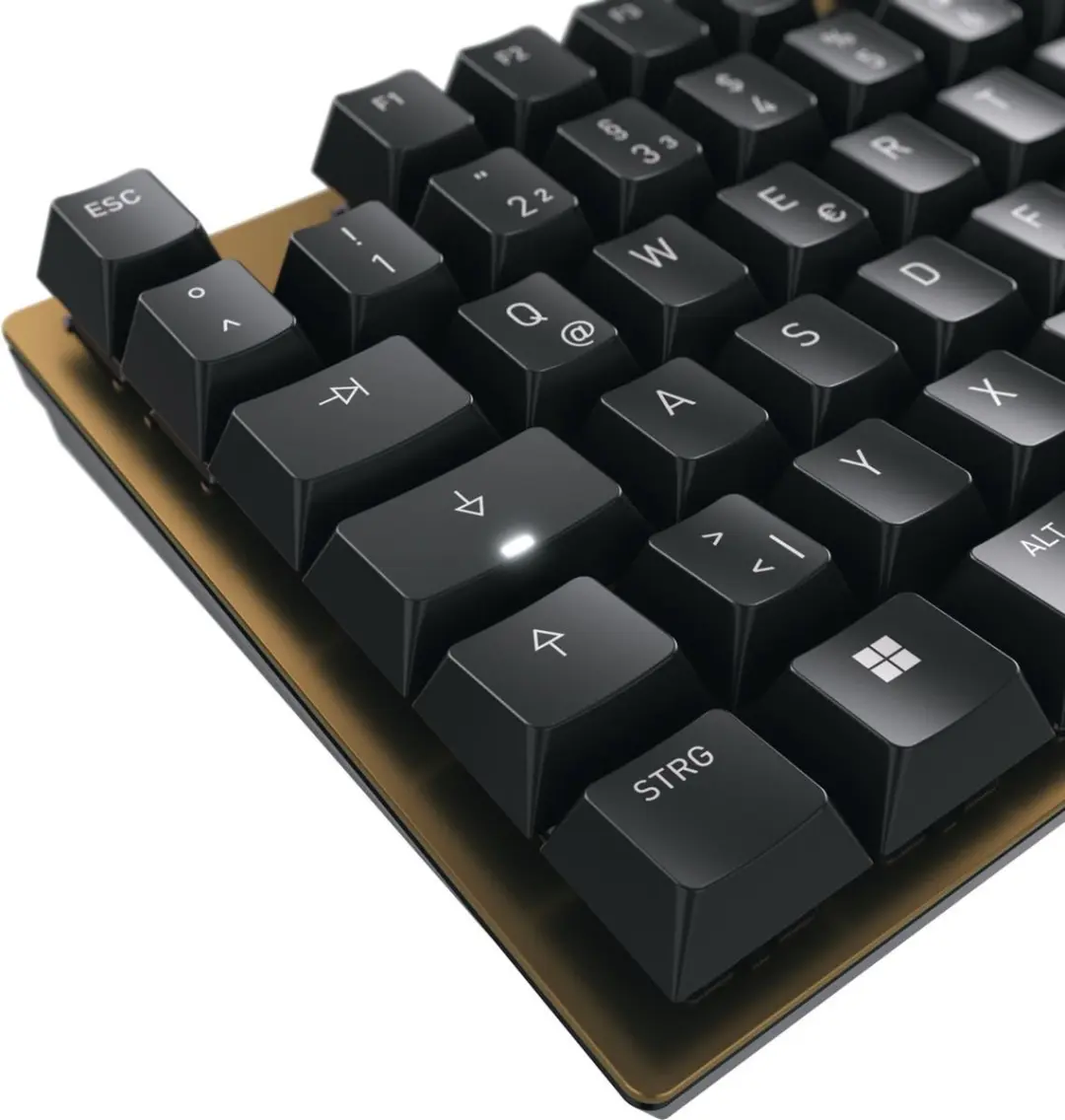 Cherry KC 200 MX G80-3950LHBEU-2 Toetsenbord - Zwart/Brons