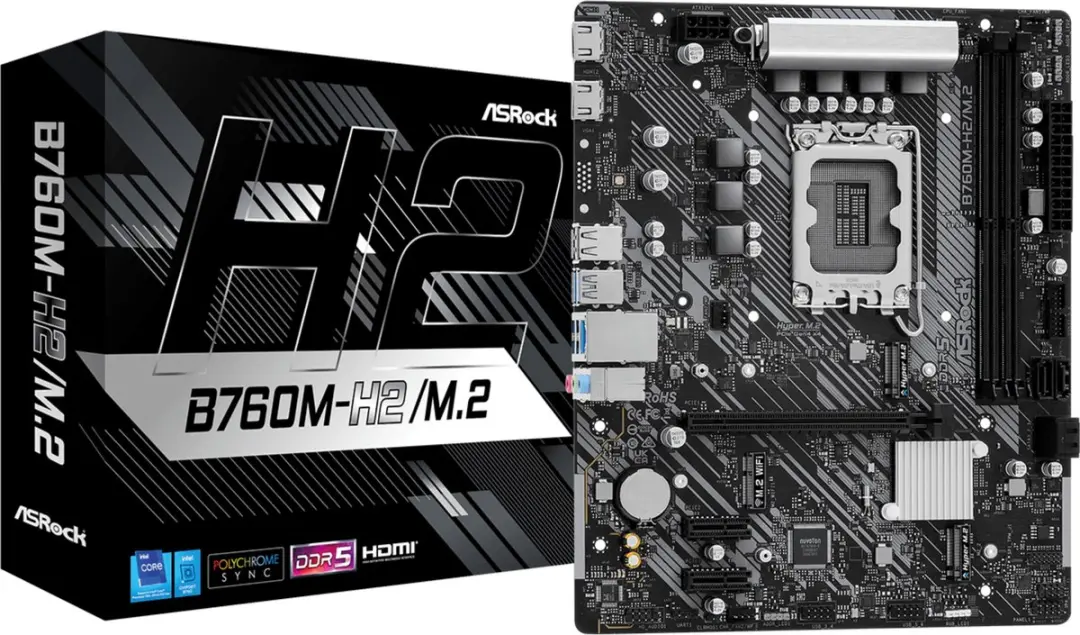 ASRock B760M-H2/M.2 Moederbord