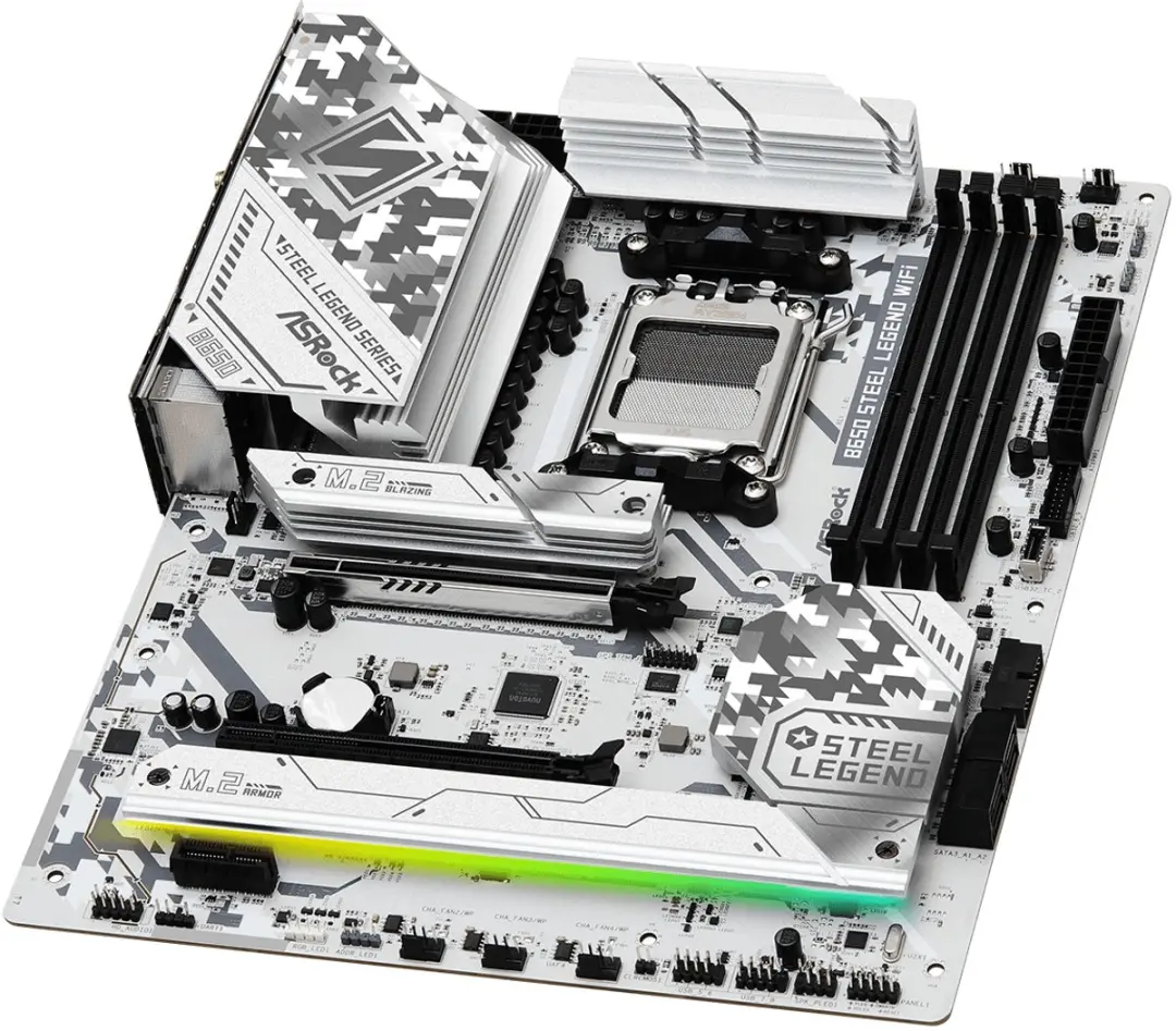 ASRock B650 Steel Legend WiFi AM5 - ATX Moederbord - afbeelding 6 van 6