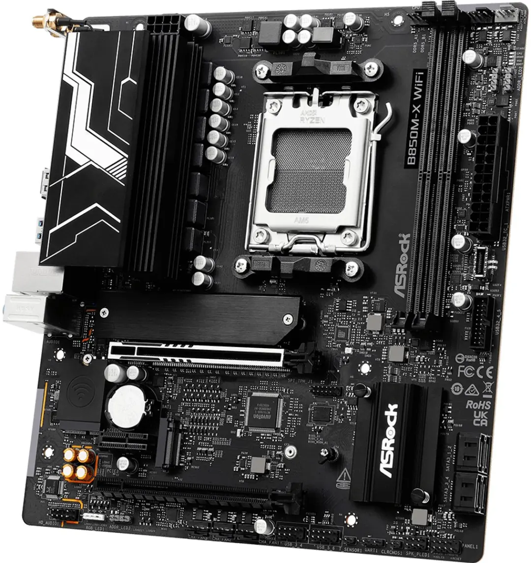 ASRock B850M-X WiFi R2.0 AM5 Micro-ATX Moederbord