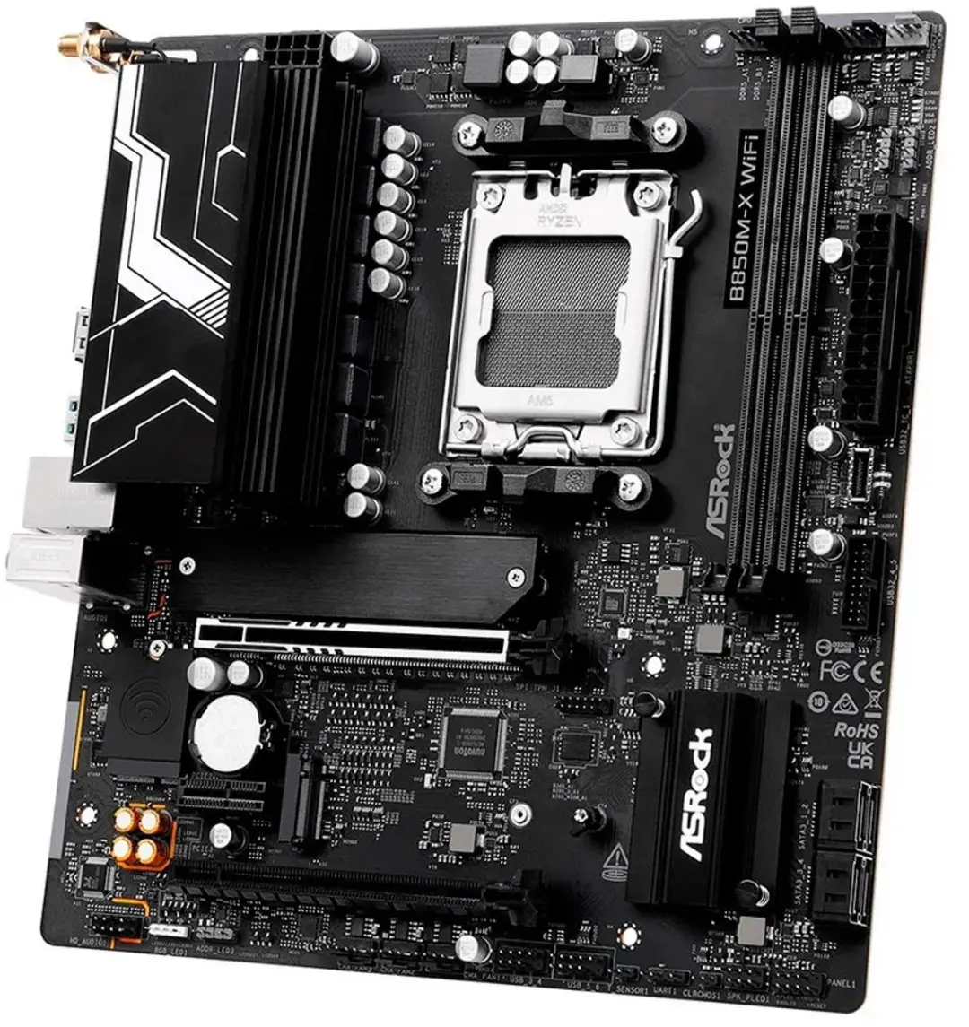 ASRock B850M-X WiFi R2.0 AM5 Micro-ATX Moederbord
