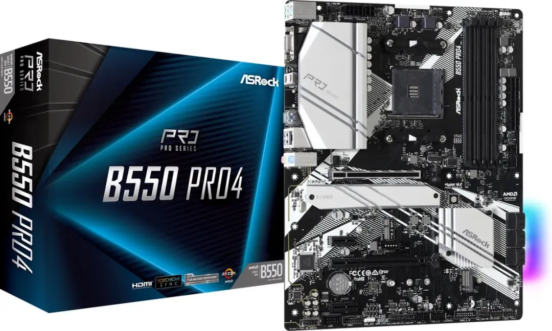 ASRock B550 Pro4 ATX Moederbord