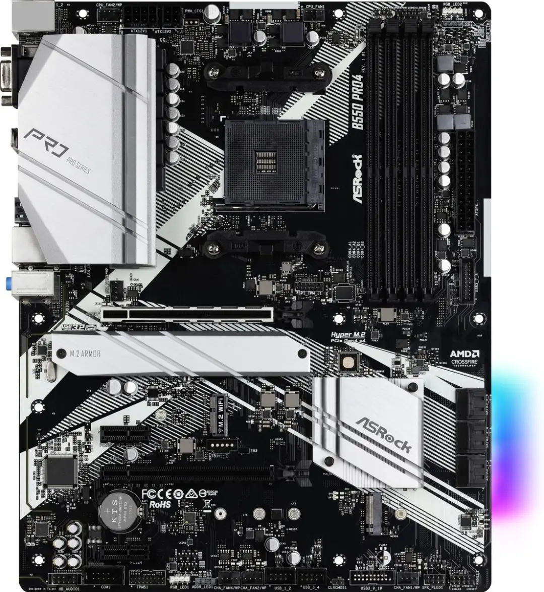 ASRock B550 Pro4 ATX Moederbord - AM4