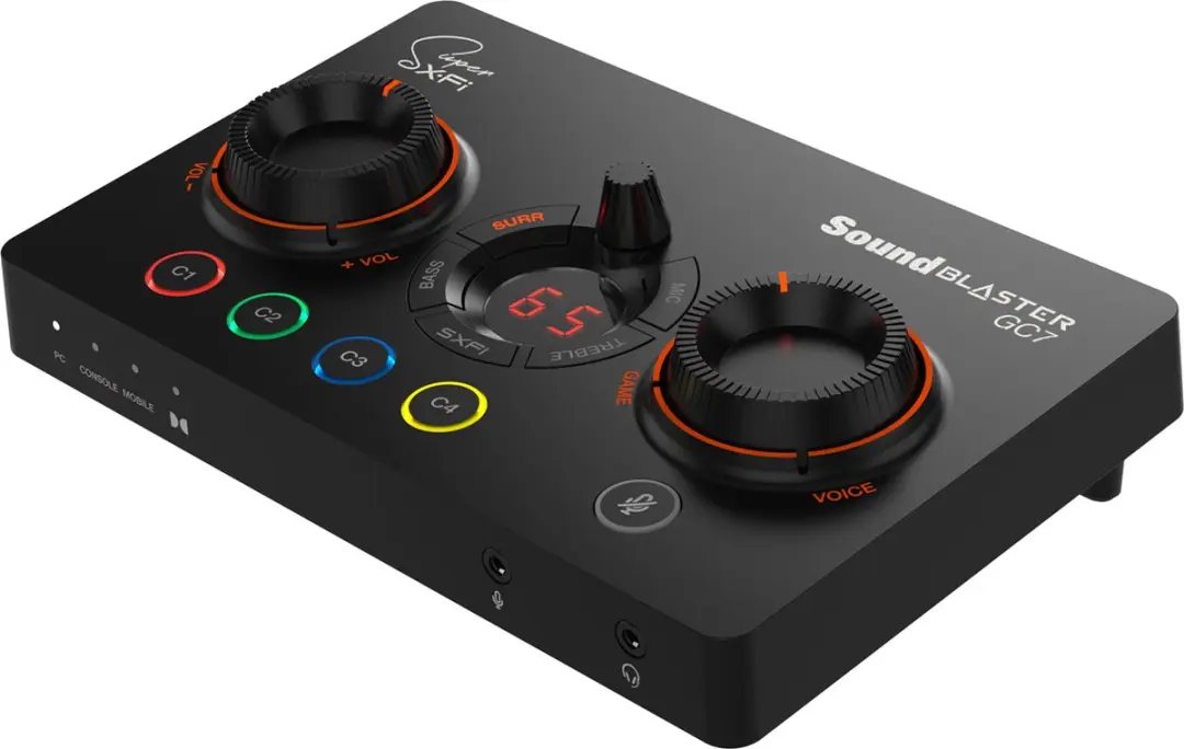 Creative Sound Blaster GC7 USB-DAC Versterker - 7.1 Kanalen - Zwart