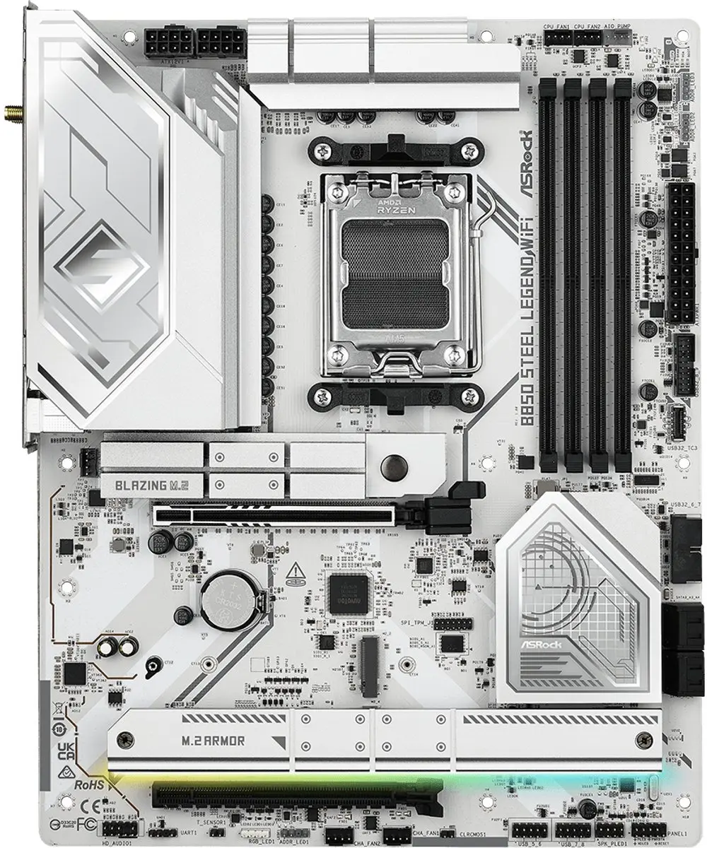 ASRock B850 Steel Legend WiFi AM5 - ATX Moederbord