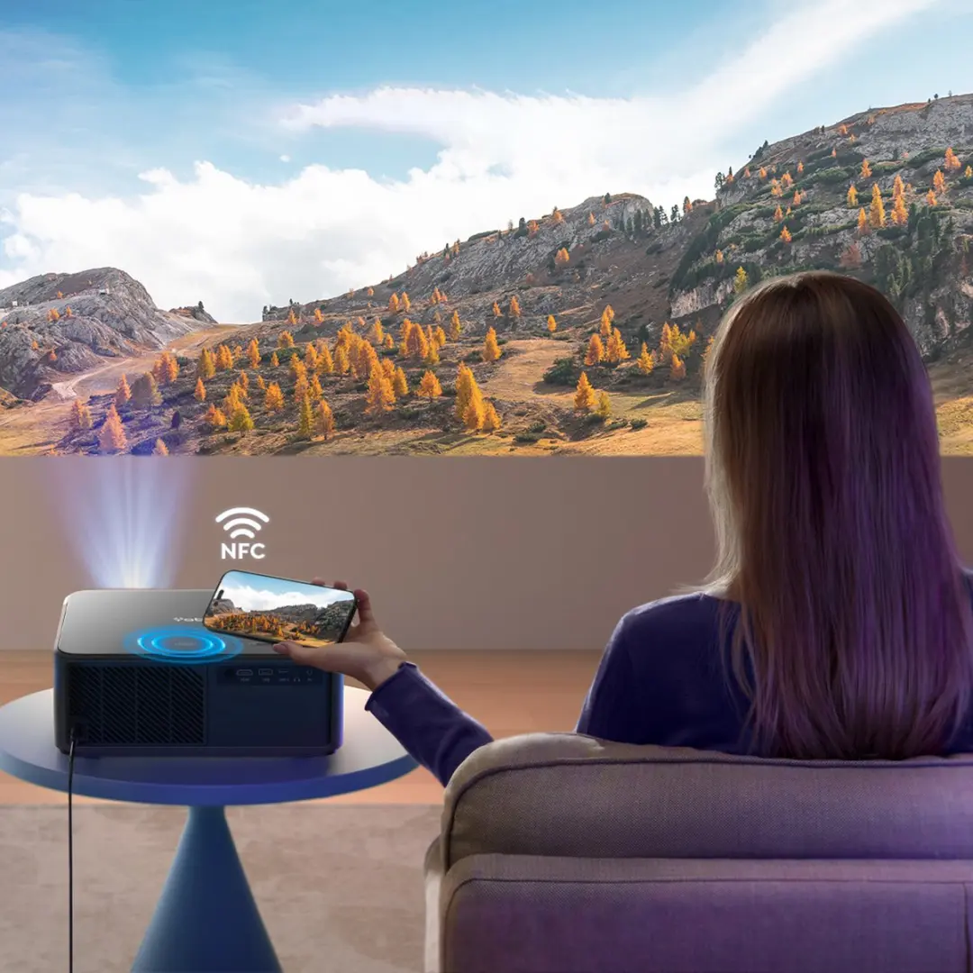 Yaber K2S Projector - 800 ANSI Lumen Full HD - Android TV - Zwart