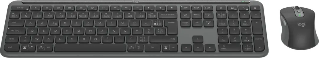 Logitech MK950 Signature Slim Combo - Draadloos Toetsenbord & Muis - Graphite