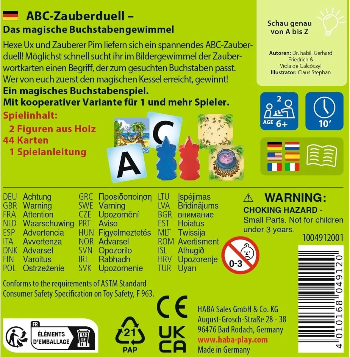 HABA ABC Toverduel - 2-4 Spelers