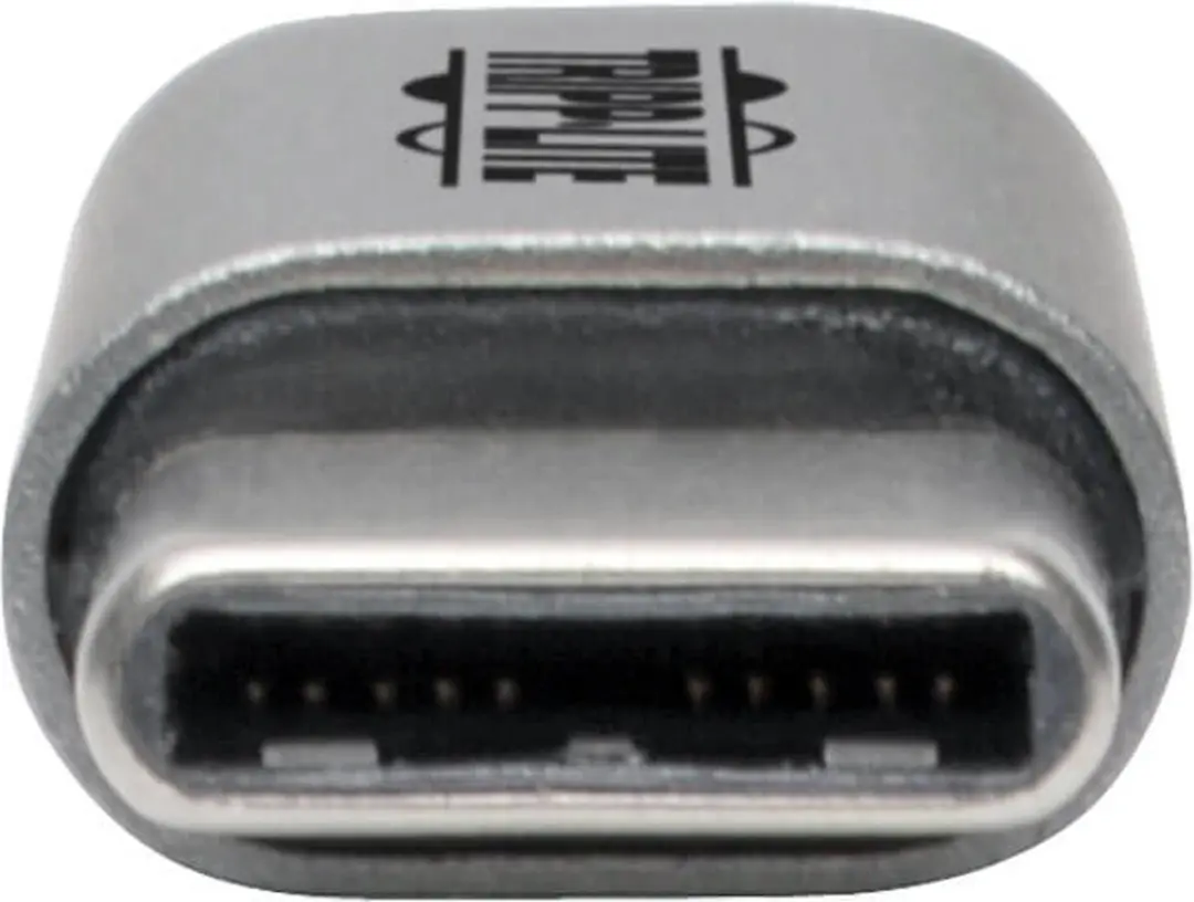 Tripp Lite U040-000-MIC-F USB-C naar USB Micro-B Adapter - Grijs