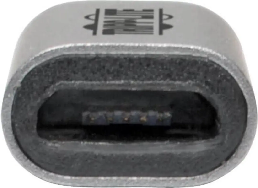 Tripp Lite U040-000-MIC-F USB-C naar USB Micro-B Adapter - Grijs