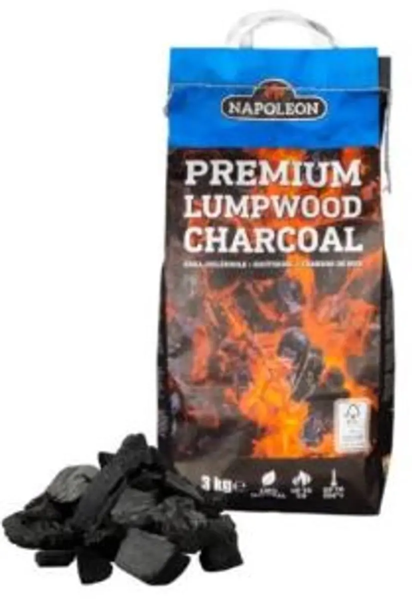 Napoleon Premium Houtskool 3kg - Hardhoutmix