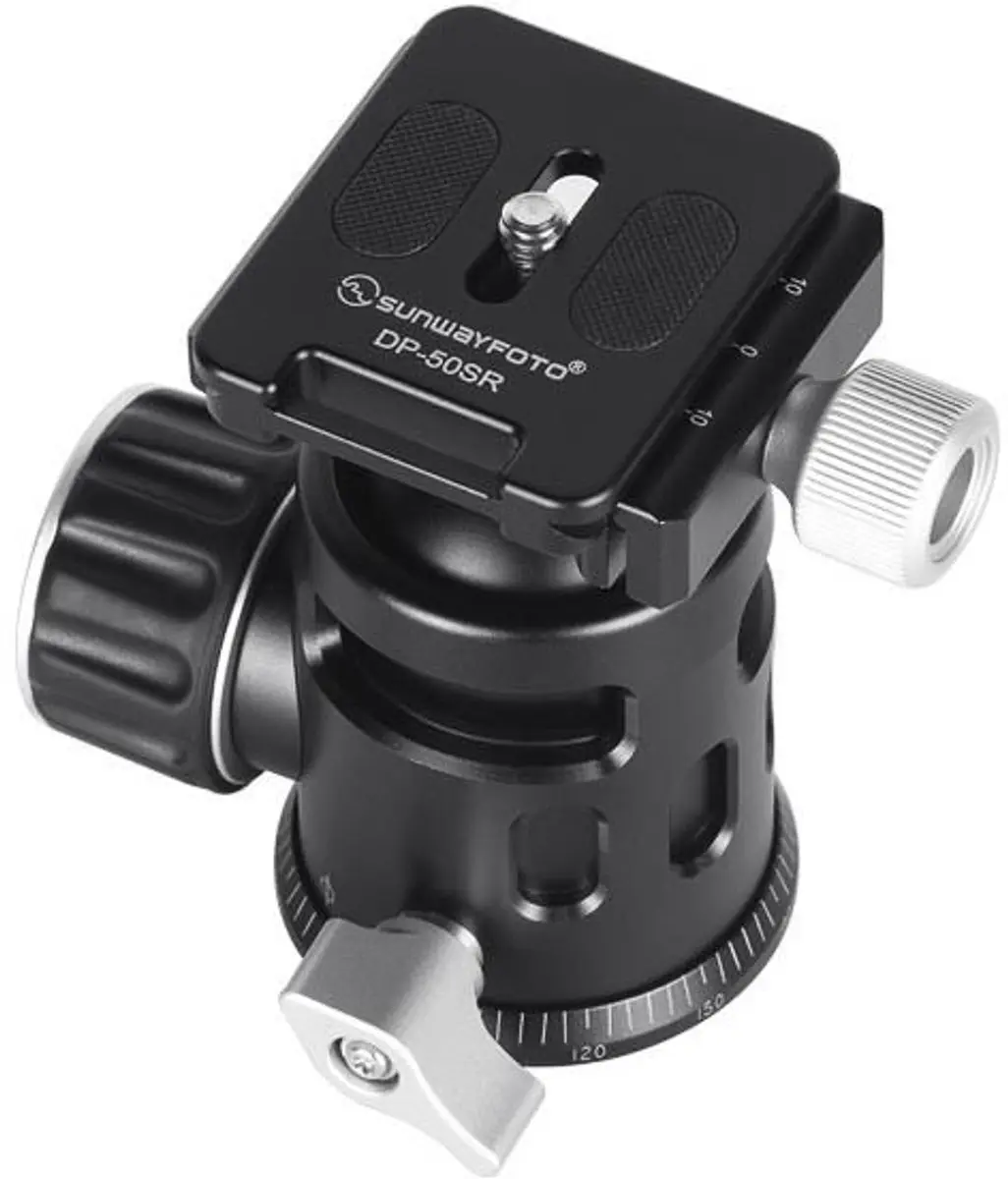 Sunwayfoto Epic Series EB-36 Lichtgewicht Ballhead - 15kg - Zilver/Zwart