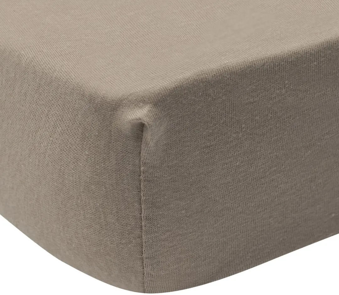 Jollein Hoeslaken Boxmatras Ø95cm - Milky Coffee