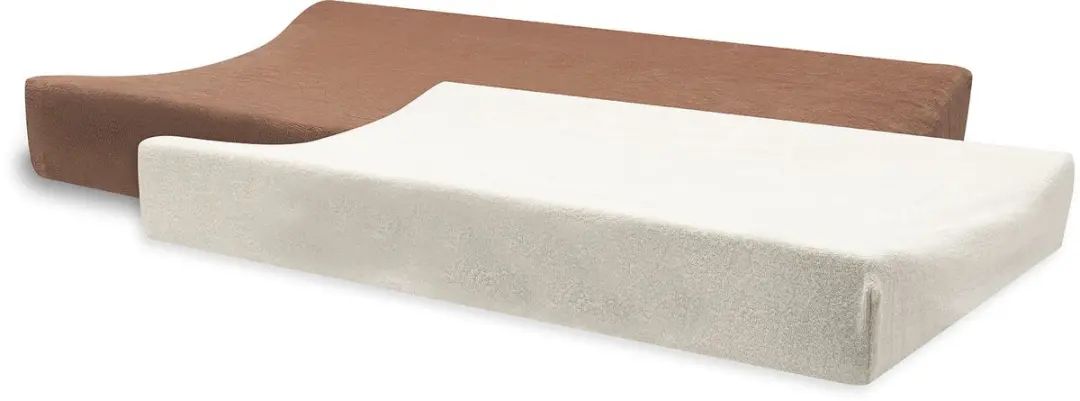 Jollein Aankleedkussenhoes Badstof 50x70cm - Light Terra/Oatmeal
