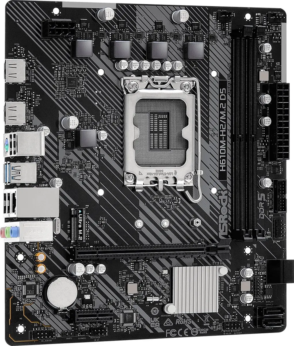 ASRock H610M-H2/M.2 D5 Micro ATX - LGA 1700