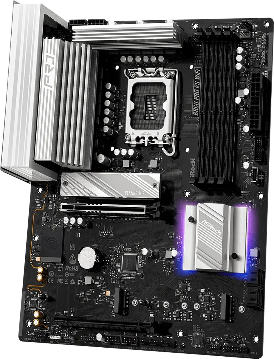 ASRock B860 Pro RS WiFi ATX Moederbord - LGA 1851