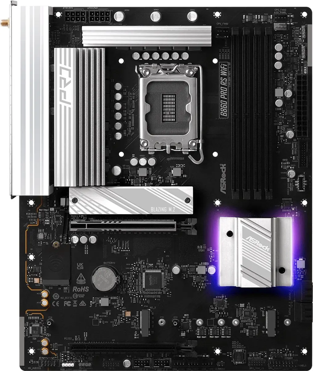 ASRock B860 Pro RS WiFi ATX Moederbord - LGA 1851
