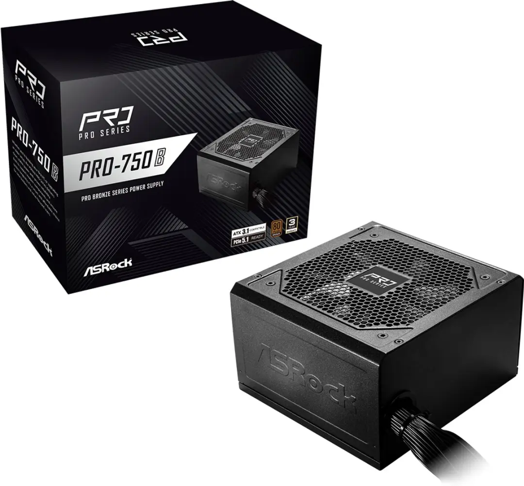 ASRock PRO-750B Voeding 750W