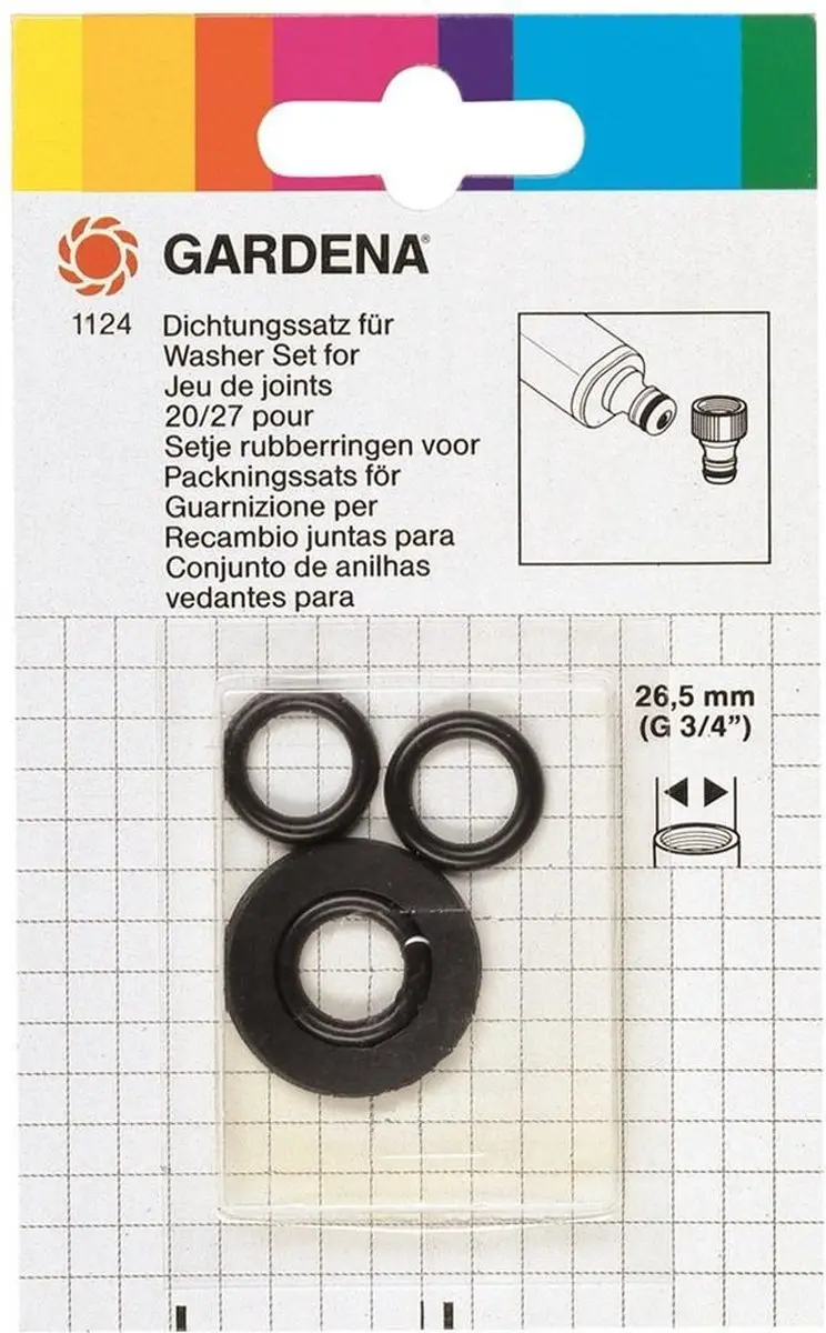 Gardena Ringenset 3/4" - 4-delig - afbeelding 6 van 6