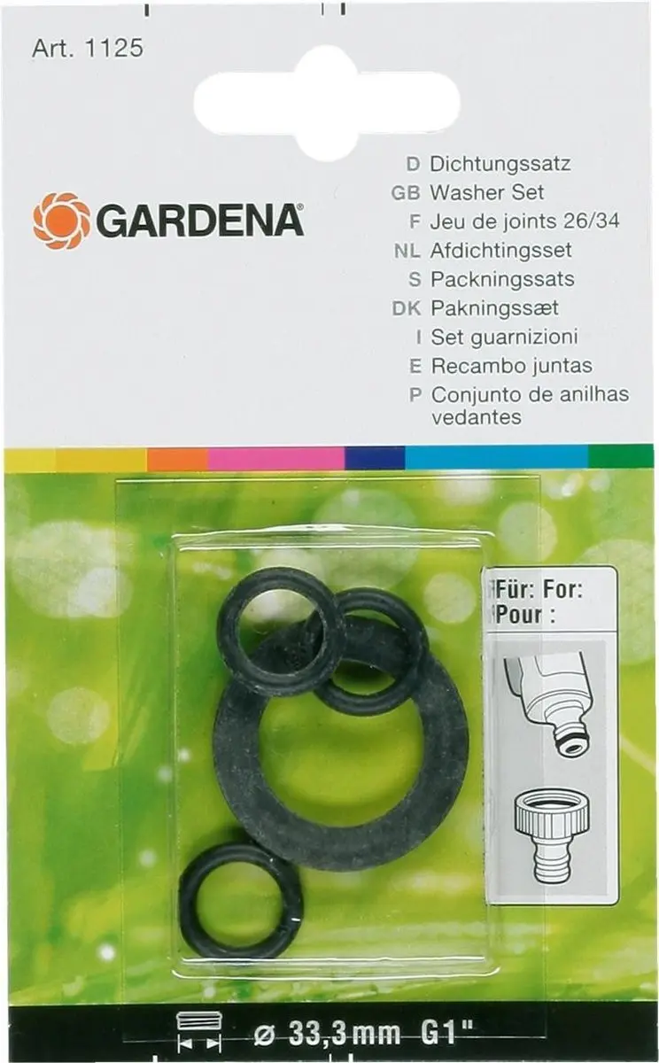 Gardena Ringenset 3/4" - 4-delig