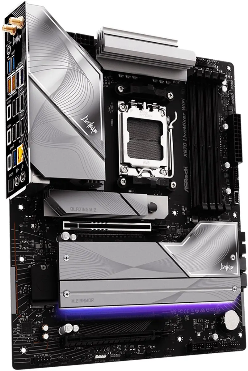 ASRock X870 LiveMixer WiFi AM5 ATX Moederbord