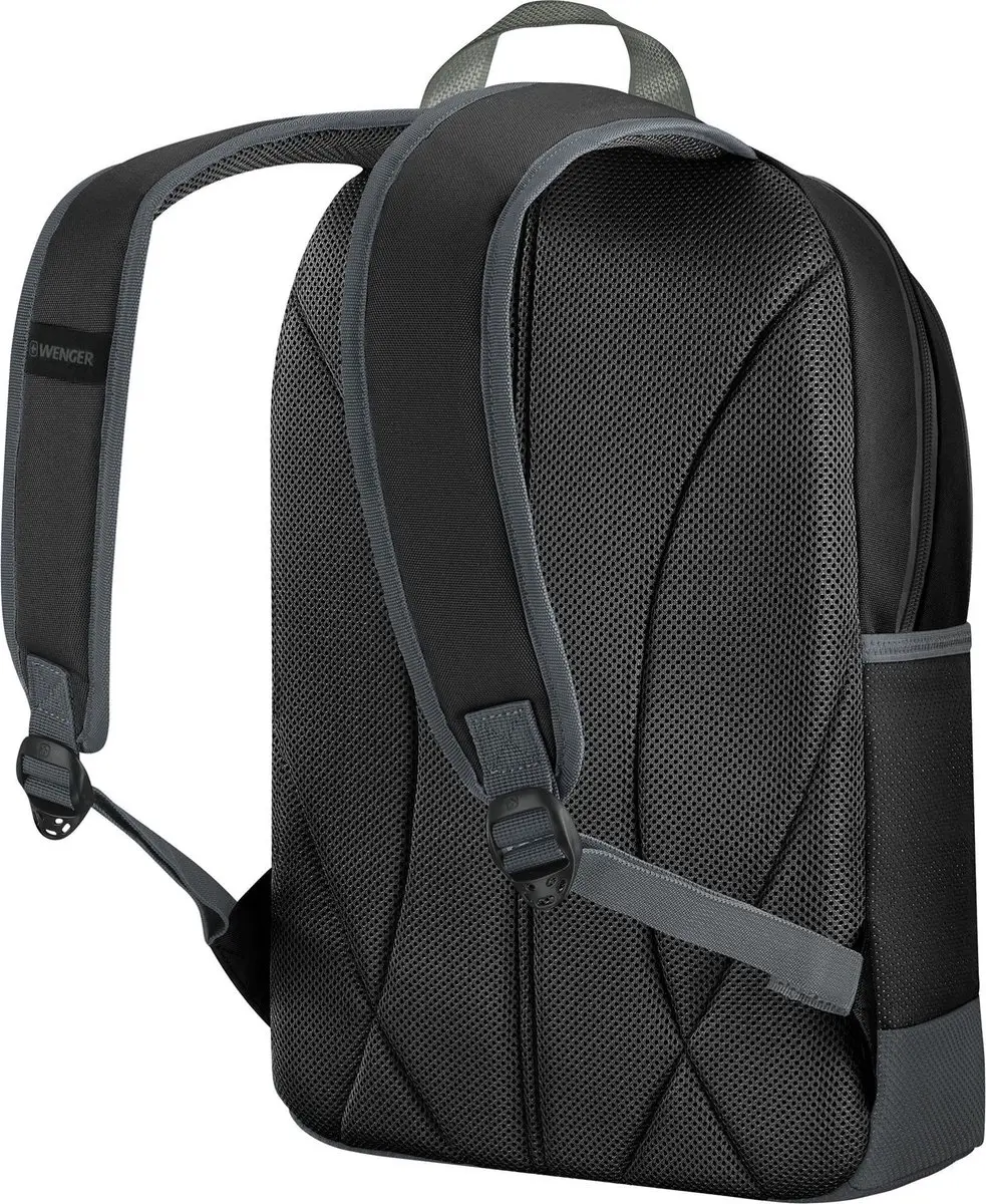 Wenger Tyon 15.6" Rugzak 23L - 4 Vakken - Gravity Black