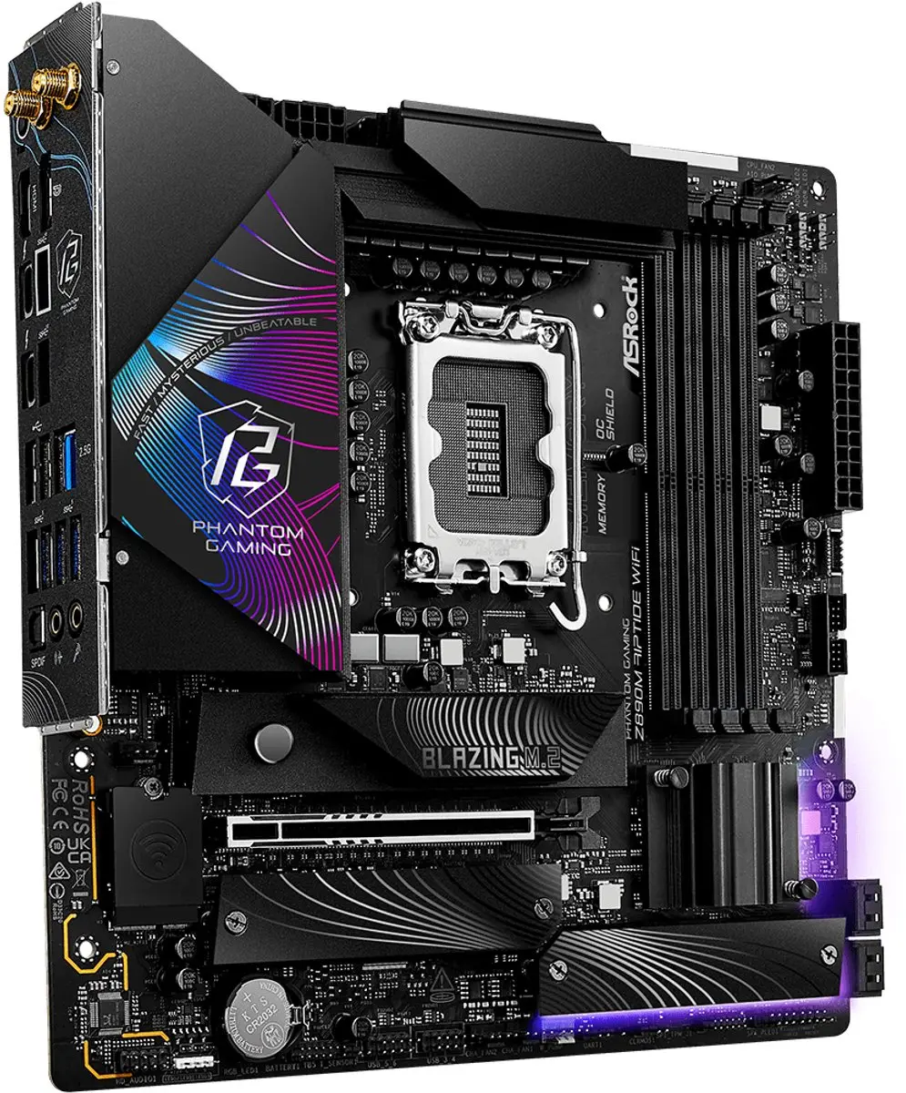 ASRock Phantom Gaming Z890M Riptide WiFi - microATX - Z890