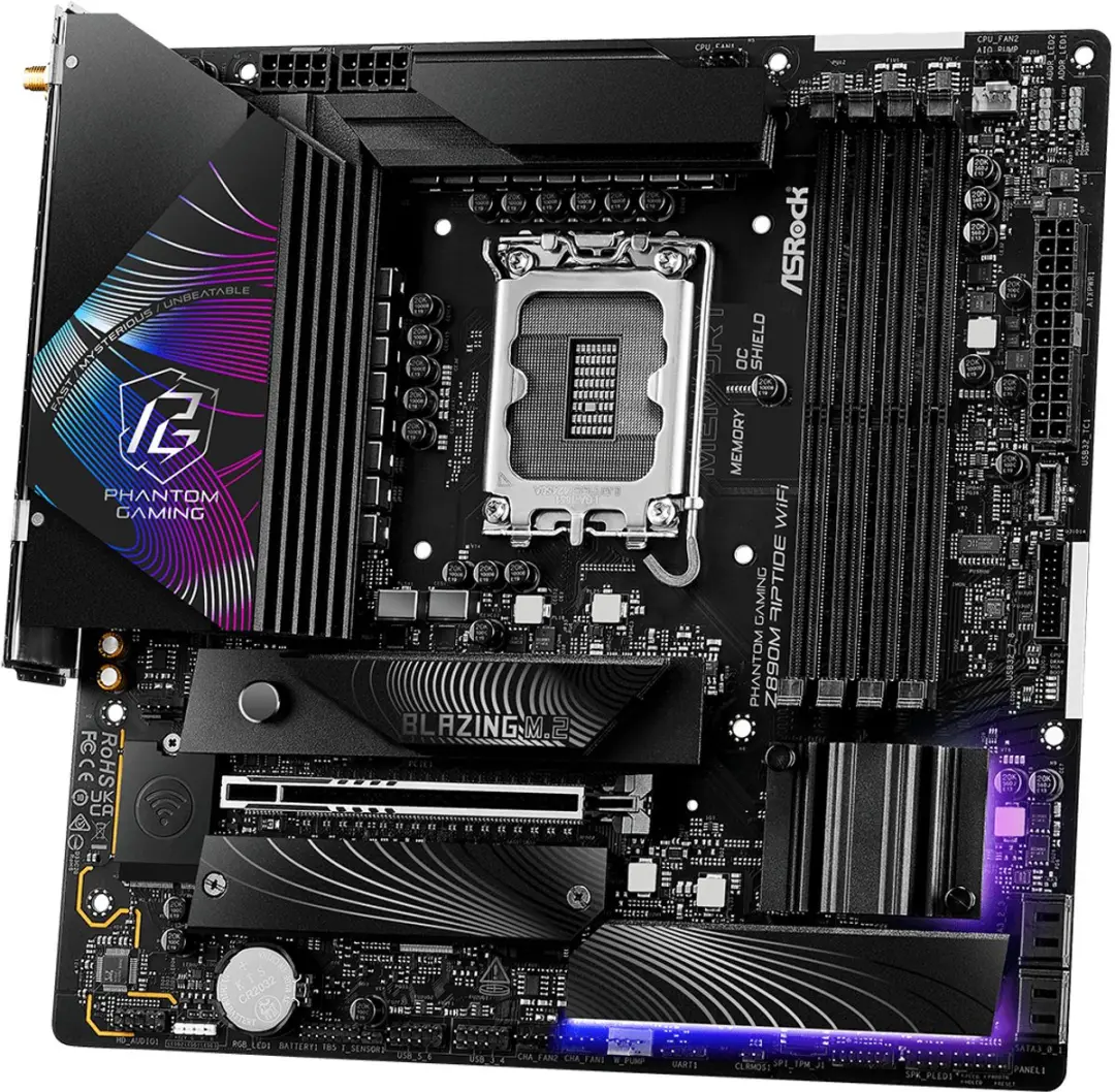 ASRock Phantom Gaming Z890M Riptide WiFi - microATX - Z890