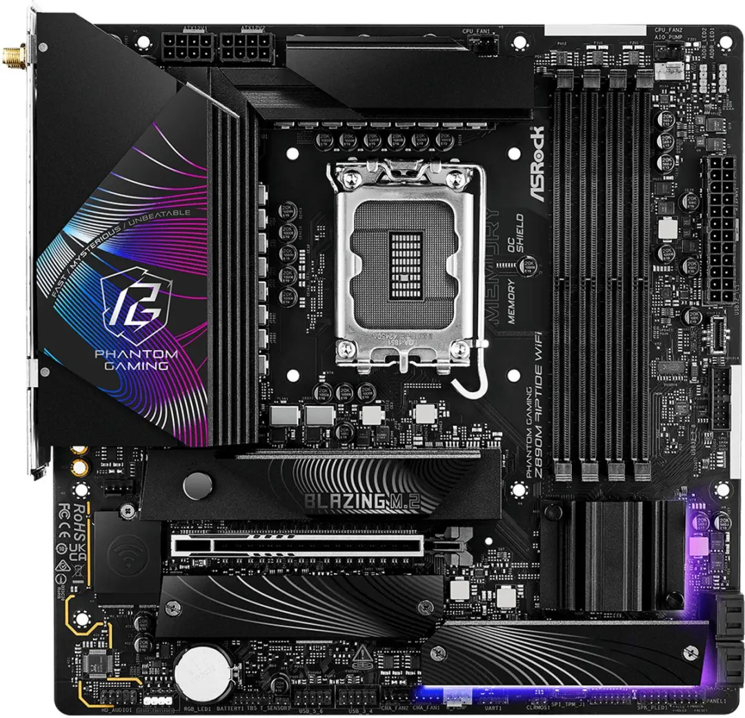 ASRock Phantom Gaming Z890M Riptide WiFi - microATX - Z890