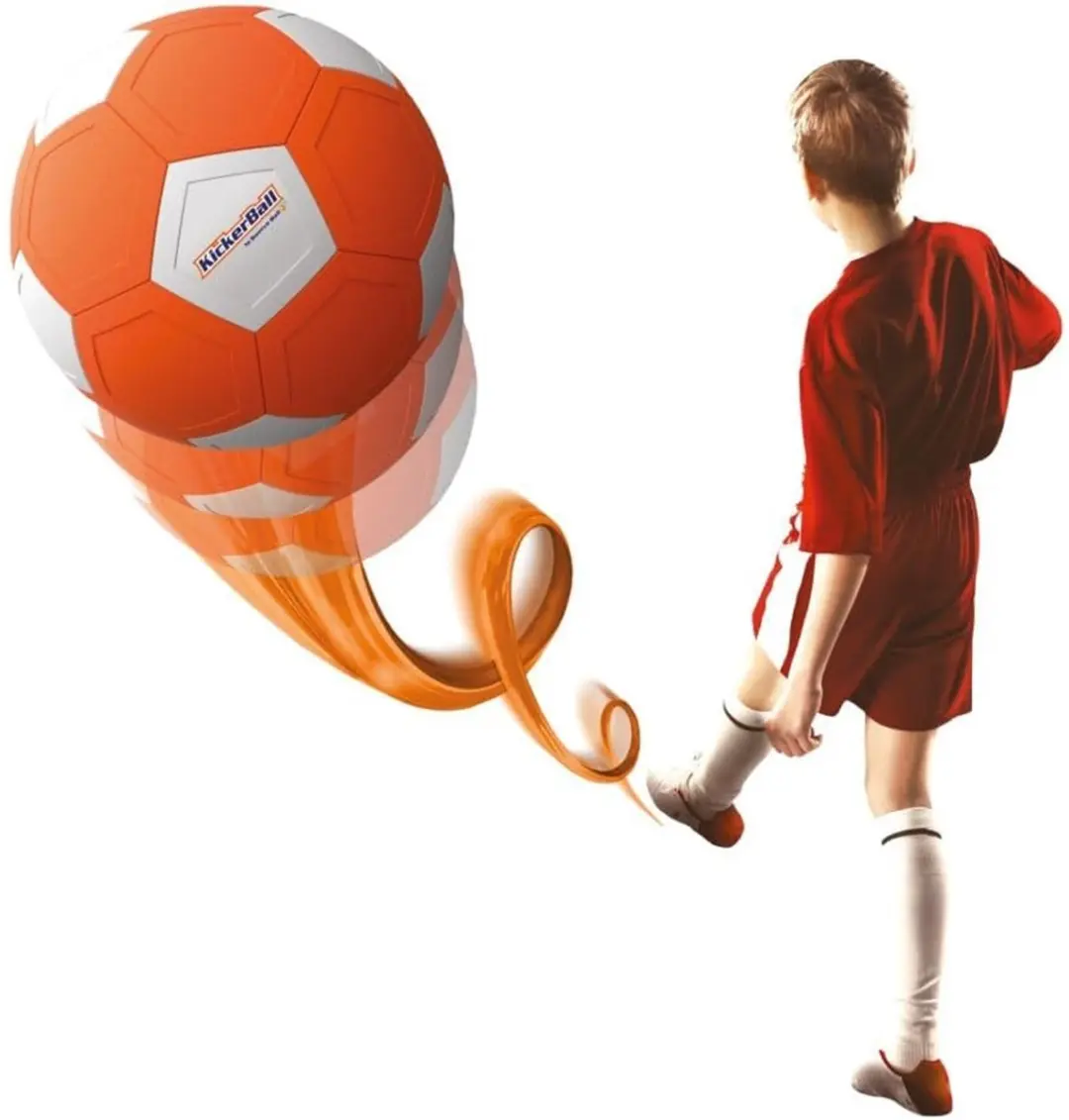 Kickerbal Maat 5 Oranje/Wit