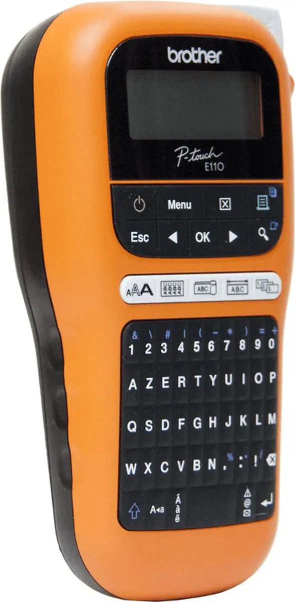 Brother PT-E110 Thermo Transfer Labelprinter - Zwart