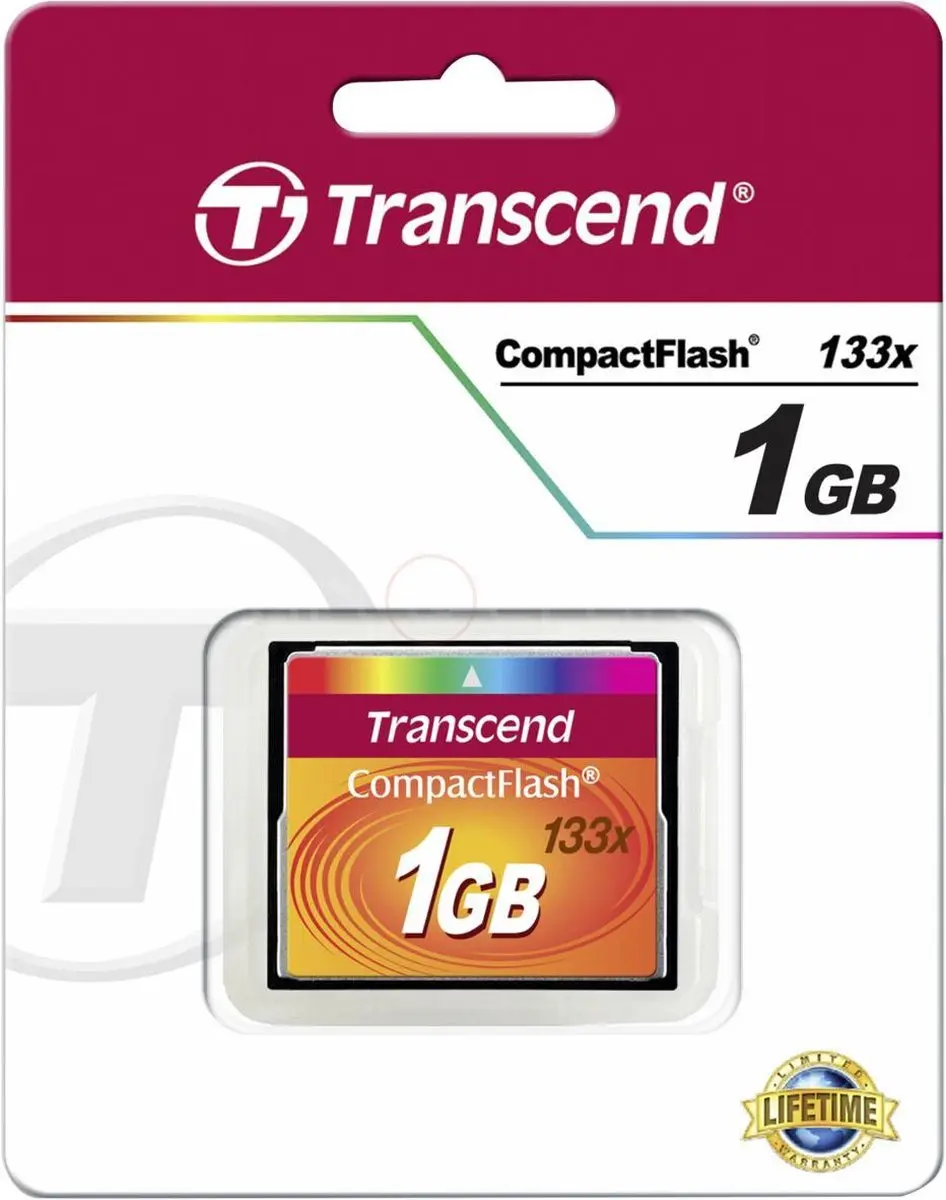 Transcend CF 133x 1GB MLC Geheugenkaart