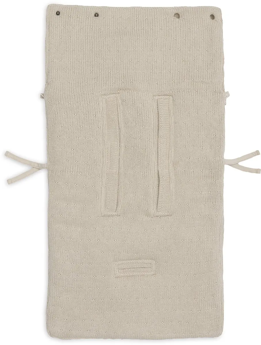 Jollein Voetenzak Groep 0+ Sprinkle Knit - Sand
